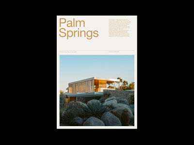 Palm Springs — Layout
