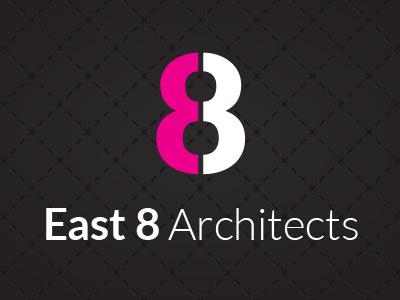 East 8 Logo architect architecture branding company design graphic design identity design logo logo design