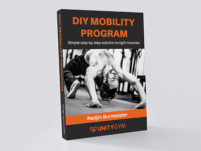 Unity Gym Program Book Cover book book cover branding design fitness gym magazine program