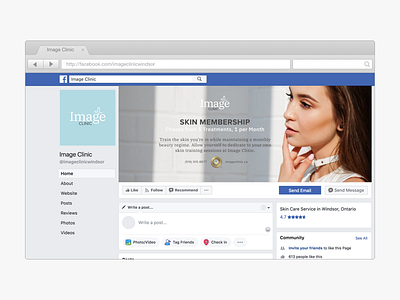 Image Clinic — Facebook Presence WIP