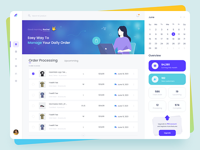 Web App - Order Management app design dashboard illustration order management product design ui ui design ux web app web app design