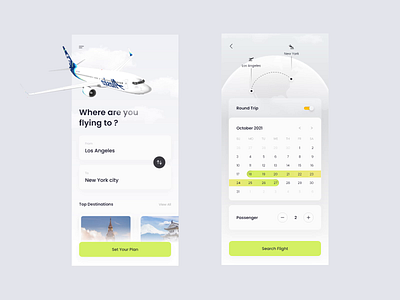 Flight Booking air airline animation app design book booking app concept flight flight booking interaction ios app ticket ui ui design uiux ux