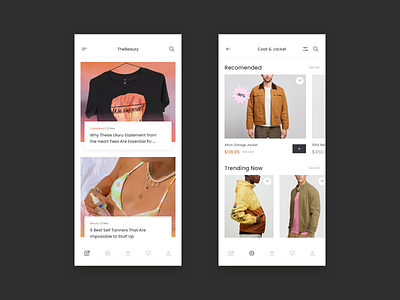 The Beauty Shop app design clothes clothing app concept e commerce app ecommerce fashion fashion app ios mobile mobile app online store shop app shopping app ui ui design ux