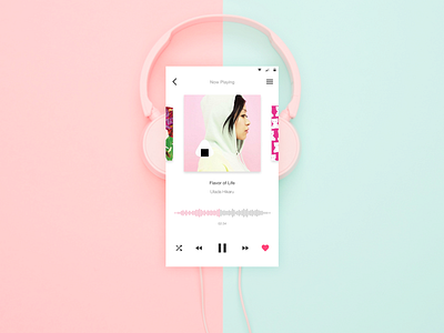 Daily UI #009 Music Player challenge daily ui 009 dailyui design figmadesign mobile music player ui