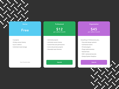 Daily UI  030 Pricing