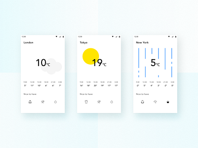 Daily UI 037 Weather challenge daily ui dailyui weather weather app