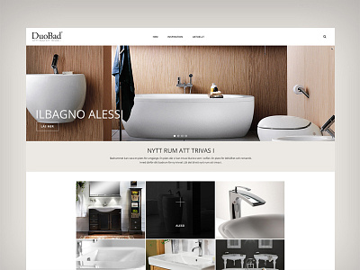 DuoBad - Re design web design