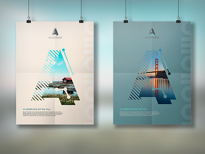 "A" - brand posters