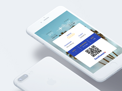 Daily UI #024 Boarding Pass