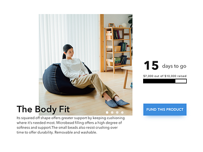 Daily UI #032 Crowdfunding Campaign