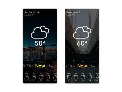 Daily UI #037 Weather App