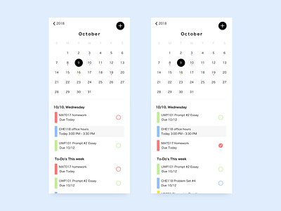 Daily UI #038 Calendar