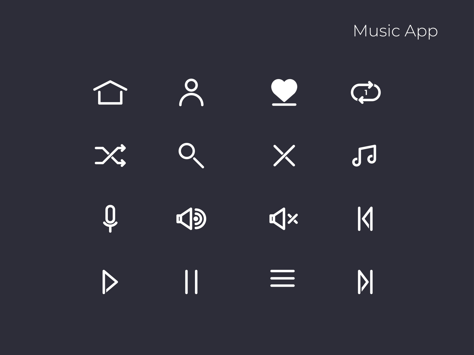 Music App Icon Pack by Rizki Al Ghazali on Dribbble