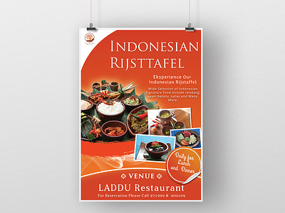 Poster Design Food Menu Indonesian Risjttafel