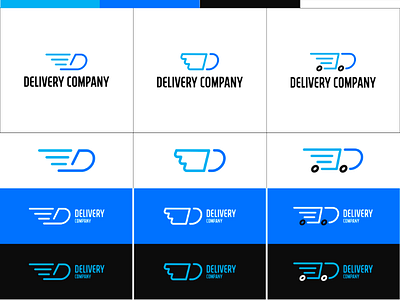 Logo for a delivery company