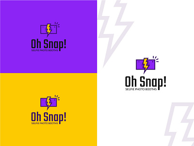 Oh Snap! Photobooth rental service company. branding concept design graphic design illustration logo logo brand logo concept design branding all logo design all branding concept logo design branding all vector logo logoinspiration ui ux vector