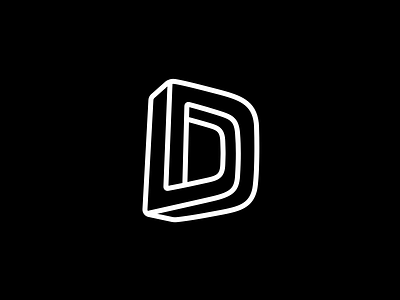 Letter D icon logo