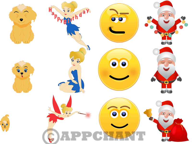 Our Sticker Pack Work for one of our client adobe appchant design emoji girly illustrator imessage photoshop puppy sticker ui ux