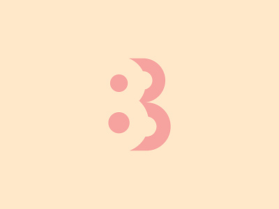 8B Logo Negative