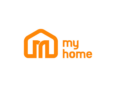 My Home Logo branding logo my home process logo