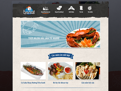 Haani Fresh Food Website hompage design ui uidesign uxdesign website design