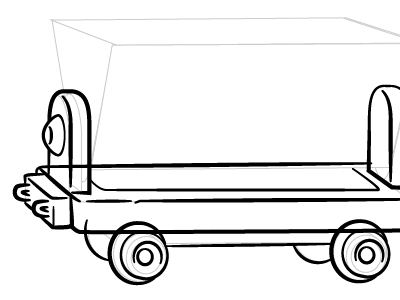 Cart Construction cart illustration vector