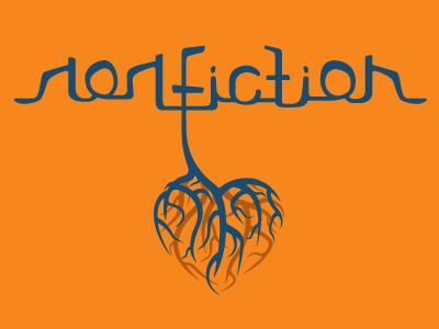nonfiction illustration type vector