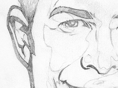 Bro Sketch ear eye illustration pencil portrait