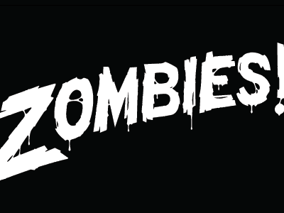 Zombies illustration type vector