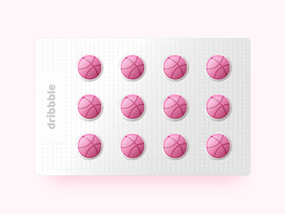 Dribbble Pill-First shot