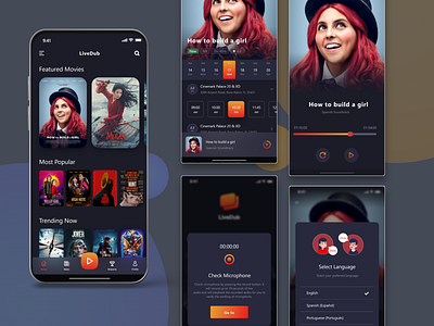 App concept for Movies