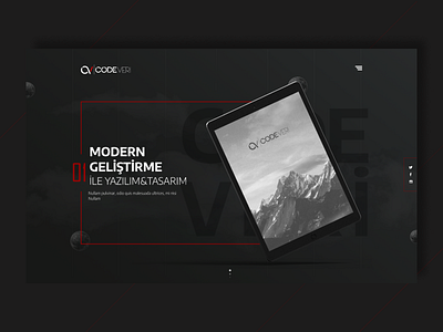 Codeveri Website agency design graphic modern website typography ui ux design website