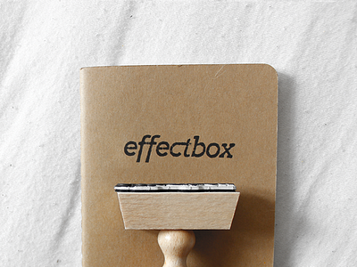 Stamp: effectbox effectbox lettering moleskine print stamp wood