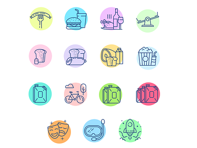 Icons outline. Banki.ru icon illustration vector web