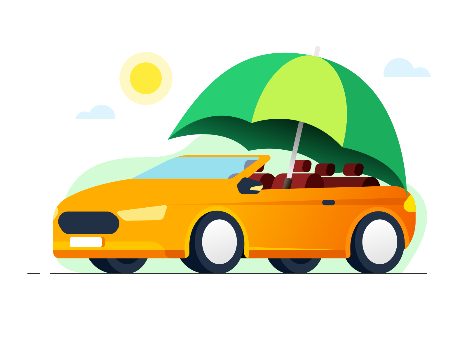 Car Insurance car vector bankiru illustration