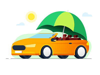 Car Insurance bankiru car illustration vector