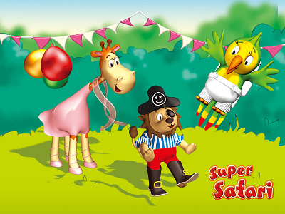 Super Safari cartoon english young children
