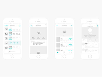 IOS Wireframes app application design interface ios sketch ui userexperience userinterface ux wireframes
