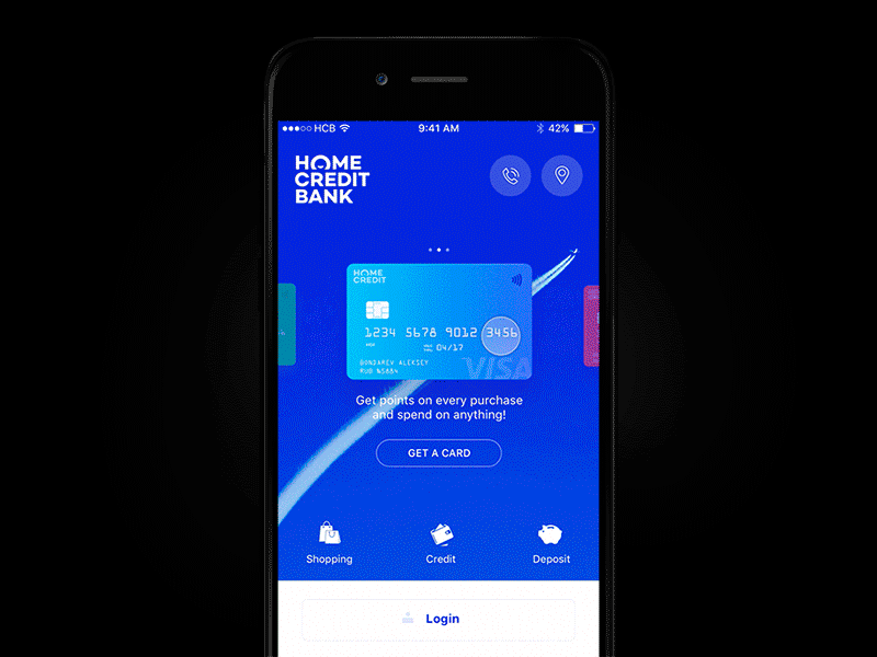 Mobile Bank concept