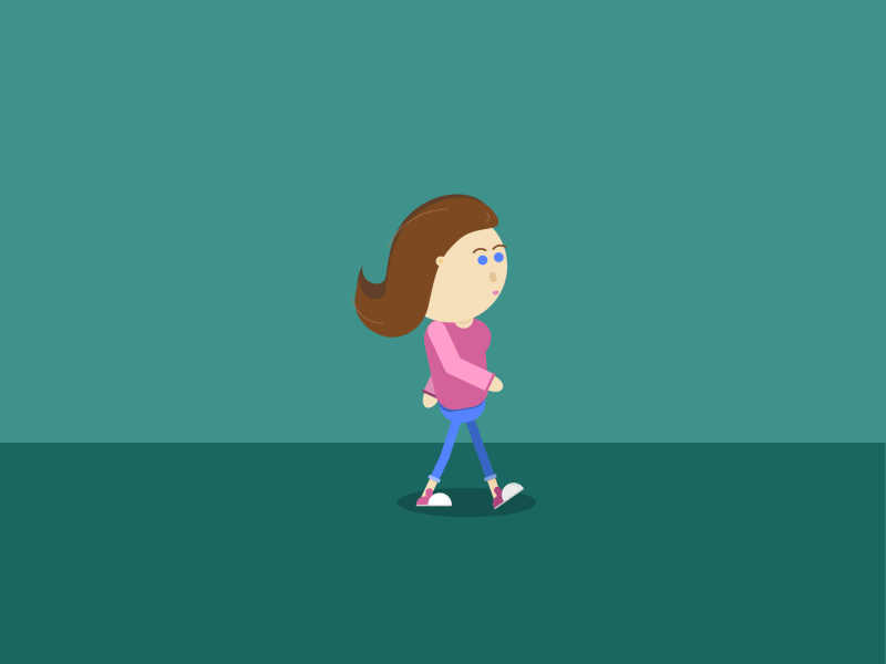 Walking That Cycle adobe after animation character cycle design dribbble effects gif graphics motion walk