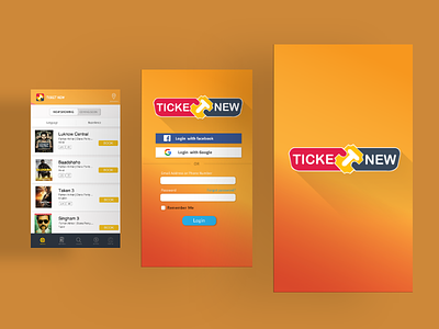 Ticket New App redesign movie tickets ticket new tickets