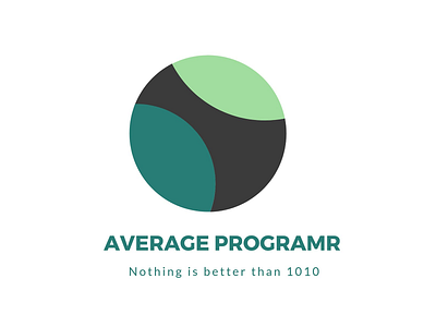 Average programr code illustration logo programmer