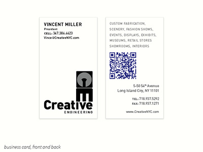 Creative Engineering Business Card