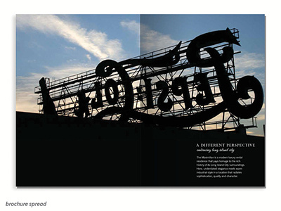 Opening Spread, Maximilian Brochure advertising art direction branding concept copywriting design layout logo photography