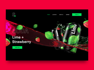 Soda – Web design