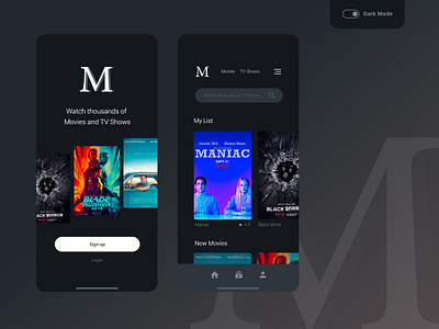 Movie - Mobile App Design Concept