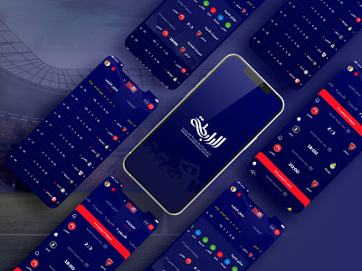 Qatar Clubs Champion App app champion clubs design illustration minimal mobile player qatar sport ui uidesign uiux user interface design واجهة المستخدم