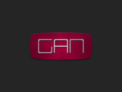 GAM - Logotype brand design gradient logo logotype photoshop steel typography vector