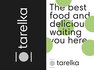 Tarelka cafe circle coffee food geometry logotype plate restaurant techno