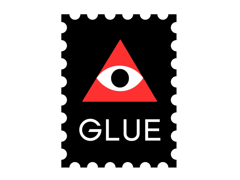 Glue branding colors geometry icon identity illustration logo logotype symbol vector